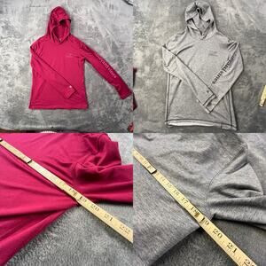 Vineyard Vines Hoodie Womens Medium Performance Two Shirt Bundle Zipper Pouch